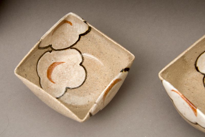A set of Mukozuke Serving Dishes by 3rd Generation Kenzan, 18th C.