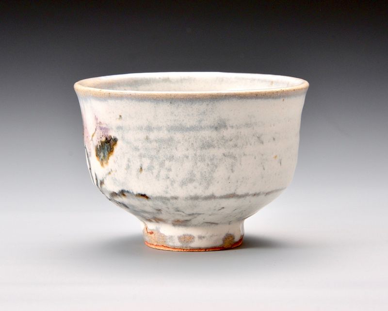 An Iris Tea Bowl by Murakami Yoichi