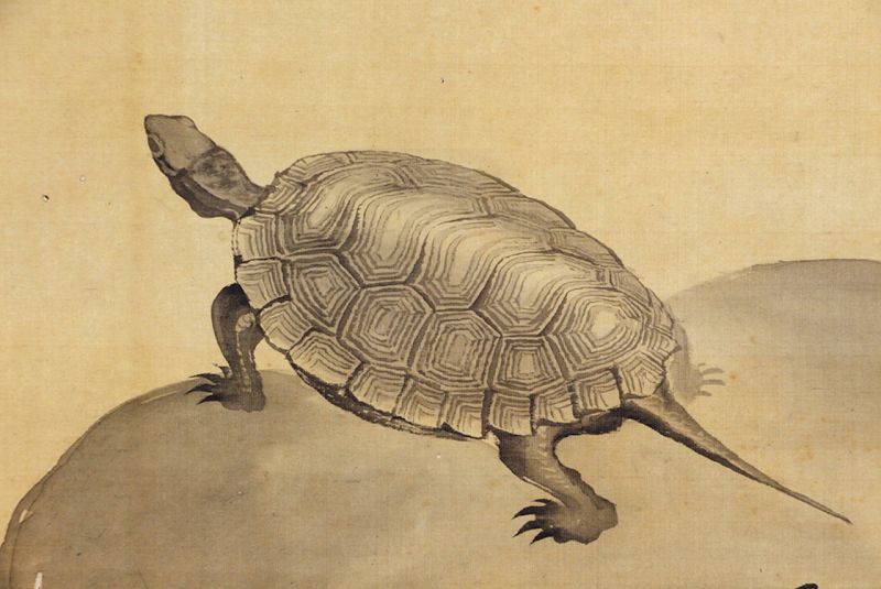 A Late Edo Collaboration Scroll by Reizei Tamenori and Hara Zaichū