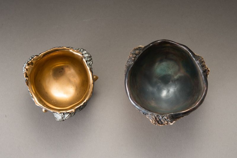 A Set of Modern Sake Cups by Hiramatsu Ryoma