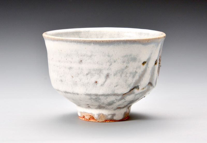 An Iris Tea Bowl by Murakami Yoichi
