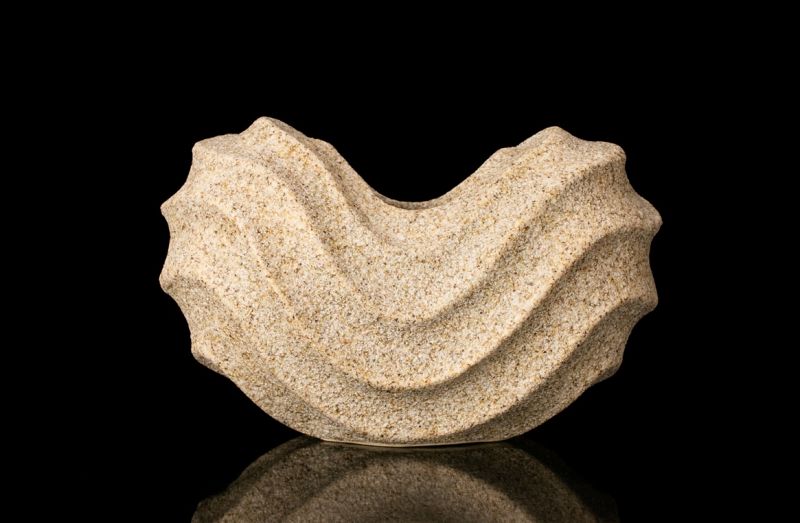 A Sculptured Vase from Takayuki Sakiyama's Chōtō Series