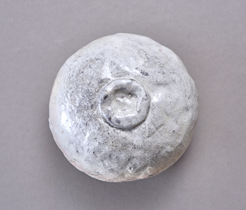 A White Raku Tea Bowl by Master Potter Sugimoto Sadamitsu