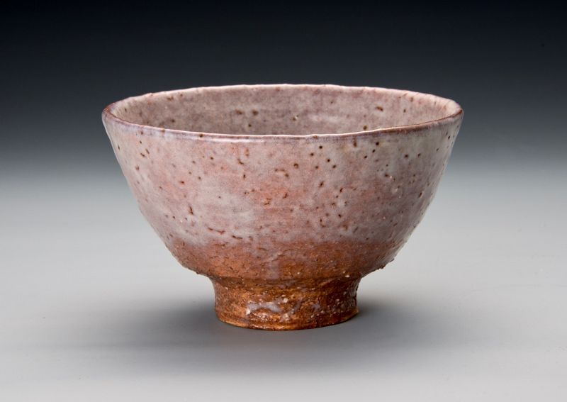 An Ido-shaped Hagi-yaki Tea Bowl by Zenzo Hatano