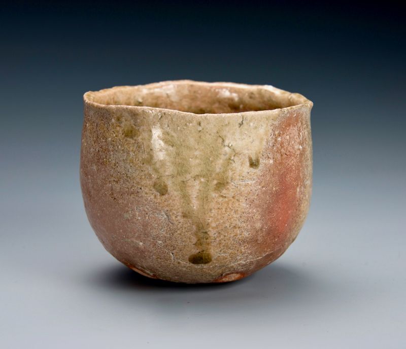 A Shigaraki Tea Bowl by Sugimoto Sadamitsu