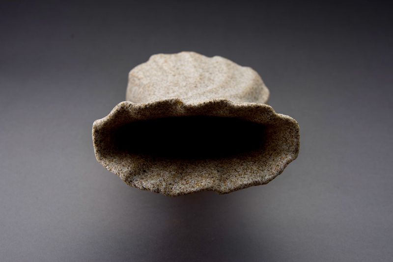 A Sculptured Vase from Takayuki Sakiyama's Chōtō Series