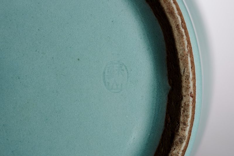 A Large Celadon Phoenix vase by First Generation Suwa Sozan (1851-1922