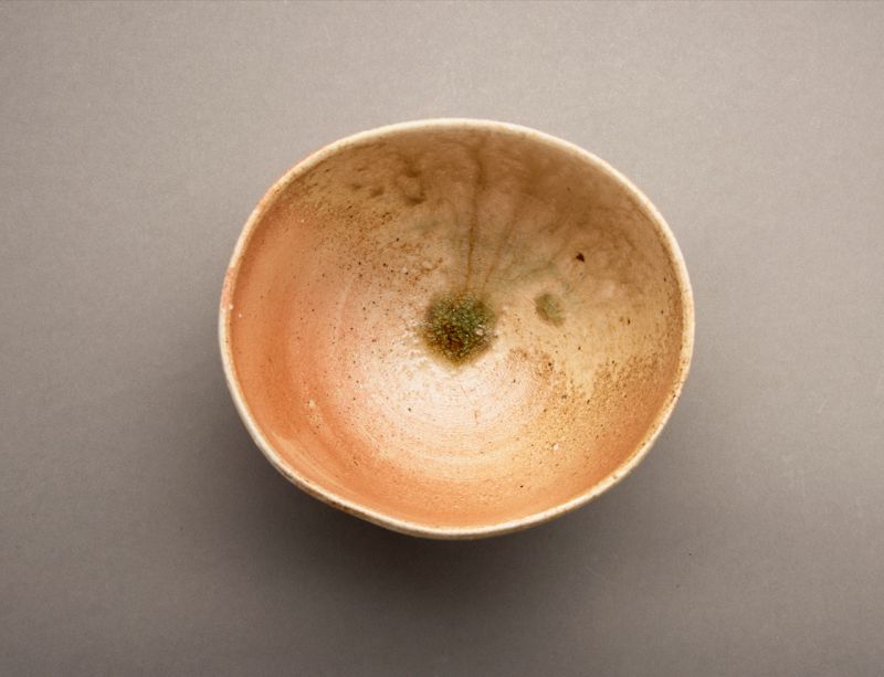 A Shigaraki Tea Bowl by Sugimoto Sadamitsu