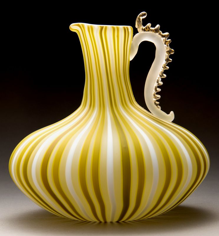 A Venetian-style Glass Flower Vase by Fujita Kyohei (1921-2004)