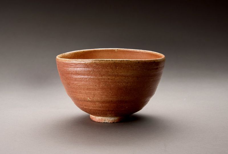 A Shigaraki Tea Bowl by Sugimoto Sadamitsu