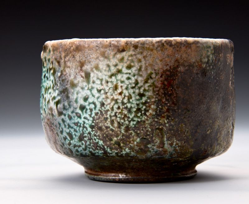Hishoku Nanban-yaki Tea Bowl by Sakuchi Ensen