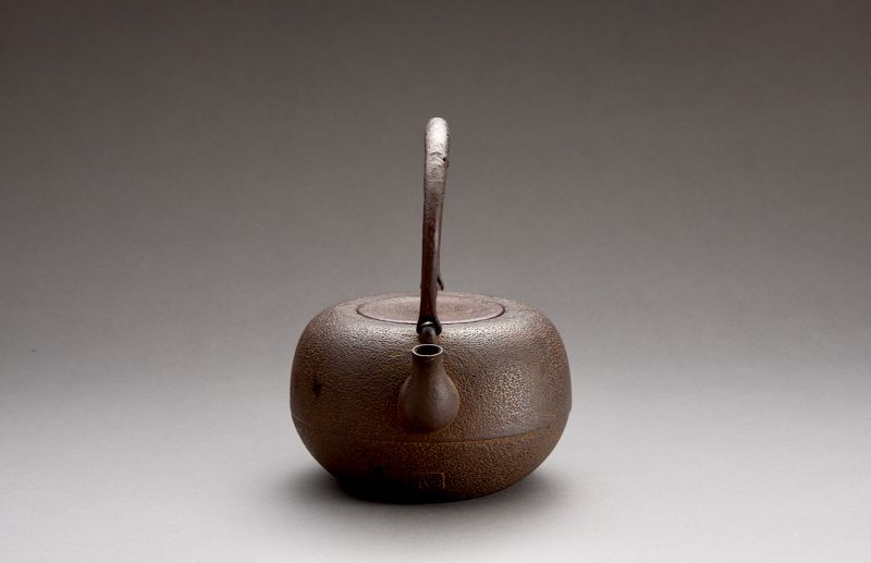An Antique Cast-Iron Tea Kettle (Tetsubin)