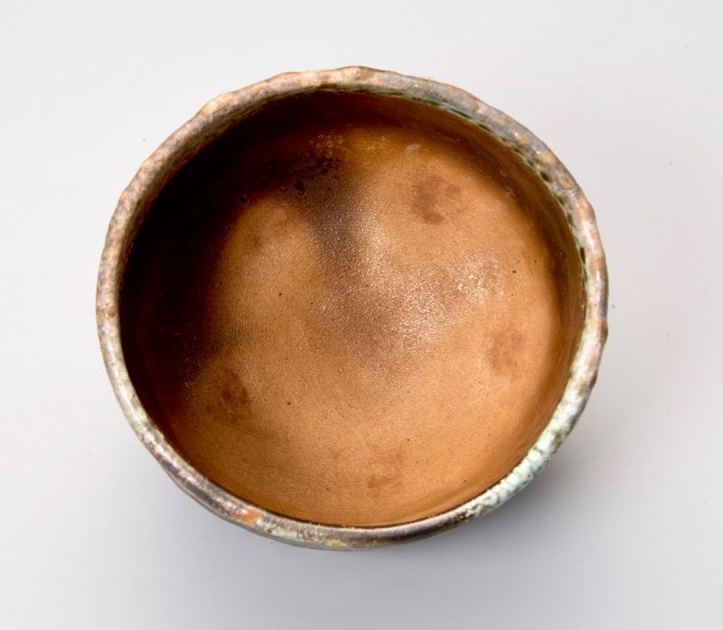Hishoku Nanban-yaki Tea Bowl by Sakuchi Ensen