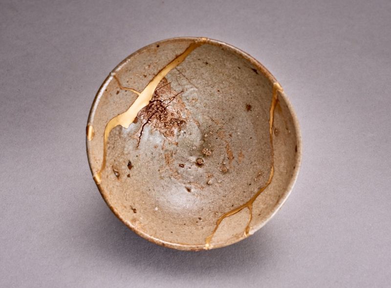 A Meticulously Repaired Momoyama Period Sake Cup