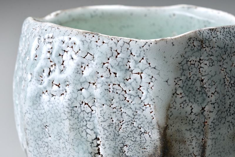 A White Shino Masterpiece by Hayashi Shotaro (b. 1947)