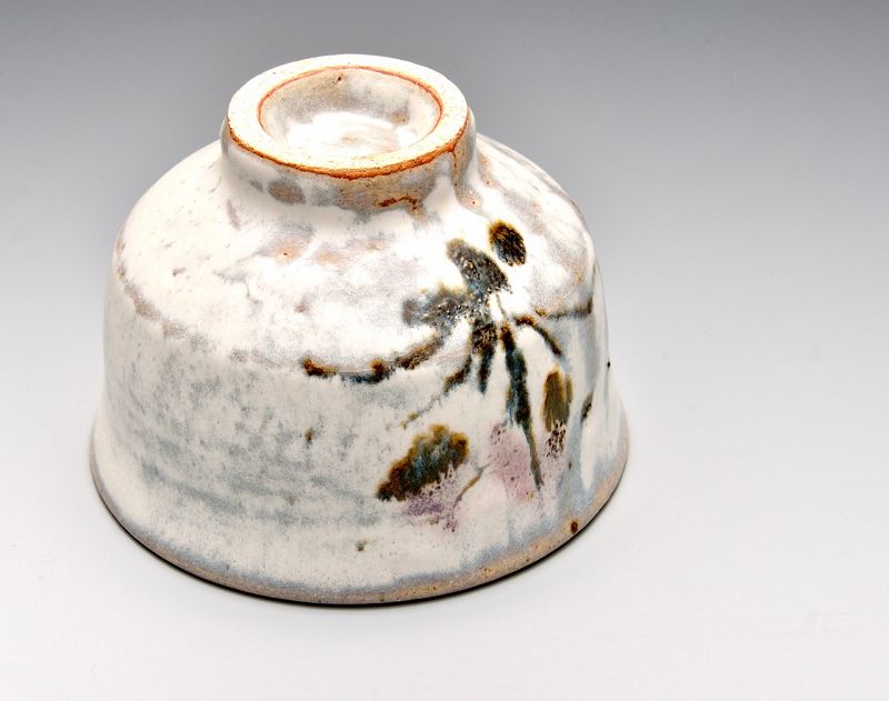 An Iris Tea Bowl by Murakami Yoichi