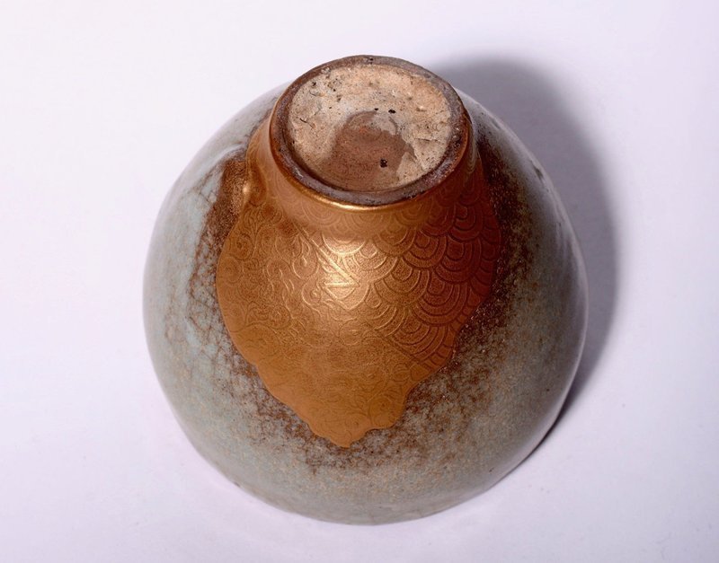 A Beautiful Antique Koryo Vessel with Inlay and Kintsugi