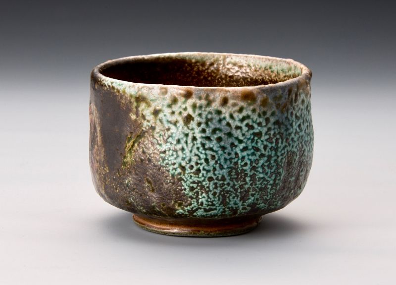 Hishoku Nanban-yaki Tea Bowl by Sakuchi Ensen