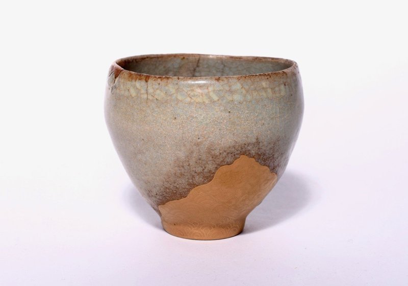A Beautiful Antique Koryo Vessel with Inlay and Kintsugi