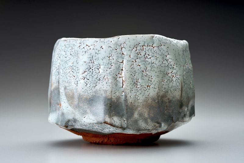 A White Shino Masterpiece by Hayashi Shotaro (b. 1947)