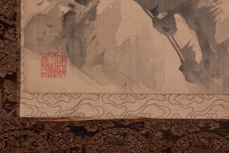 A Hanging Scroll by Imperial Court Artist Taki Katei (1830 - 1901)