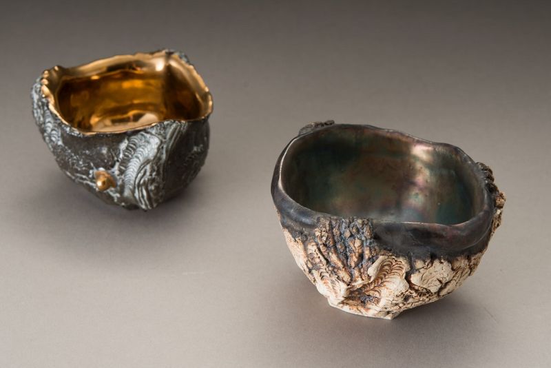 A Set of Modern Sake Cups by Hiramatsu Ryoma