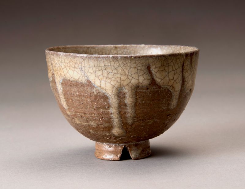 Historically Important Tea Bowl by Saka Kōrai-zaemon (1615-1668)
