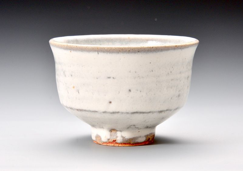 An Iris Tea Bowl by Murakami Yoichi