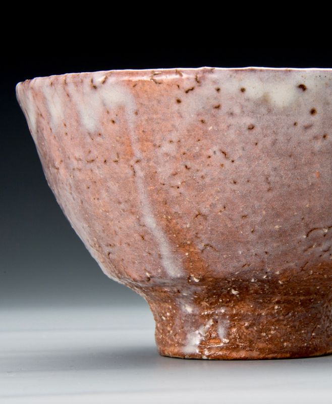 An Ido-shaped Hagi-yaki Tea Bowl by Zenzo Hatano