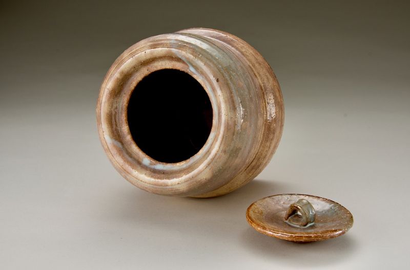 A Hagi Mizusashi by Tahara Tobei XII (Urasenke Tea Master Item)
