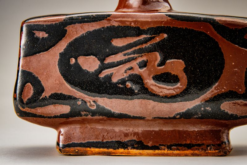 A Tetsu-yu Henko Vase by Master Potter Kawai Kanjiro