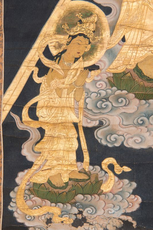 Muromachi Buddhist Painting of the Amida Triad