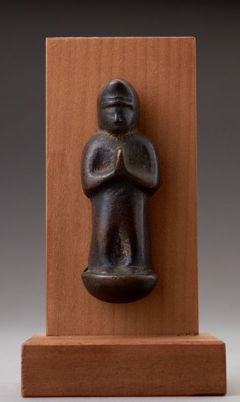A Kamakura Period Bronze Buddha from a Devotional Votive Plaque
