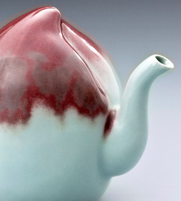 A Celadon Suiteki Water Dropper by Imperial Court Artist Suwa Sozan