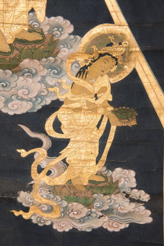 Muromachi Buddhist Painting of the Amida Triad
