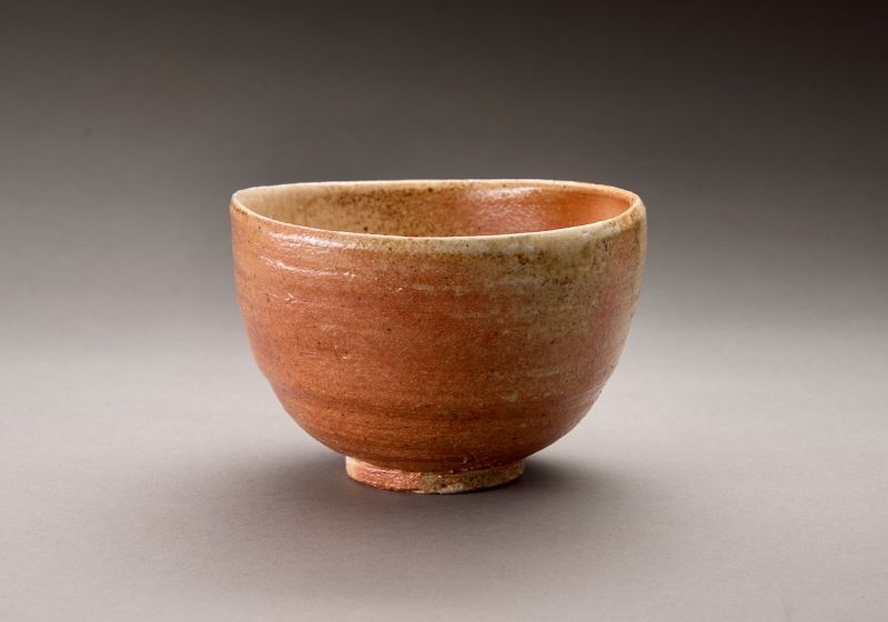 A Shigaraki Tea Bowl by Sugimoto Sadamitsu
