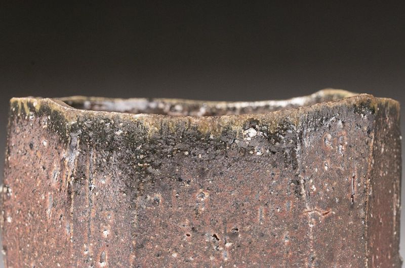 Bizen Tea Bowl by Living National Treasure, Isezaki Jun