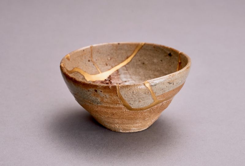 A Meticulously Repaired Momoyama Period Sake Cup