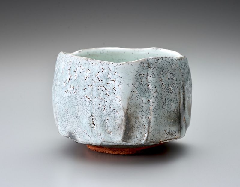 A White Shino Masterpiece by Hayashi Shotaro (b. 1947)