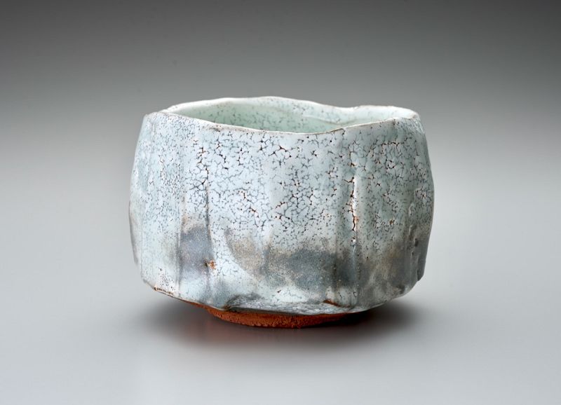 A White Shino Masterpiece by Hayashi Shotaro (b. 1947)