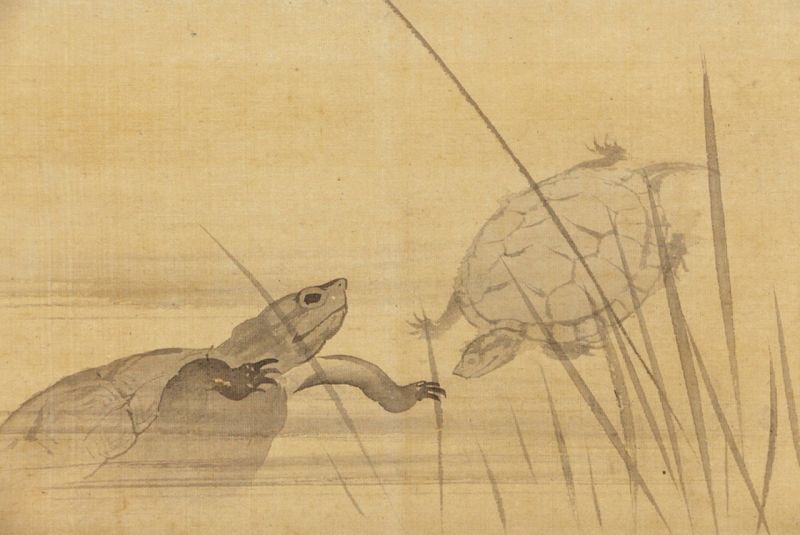 A Late Edo Collaboration Scroll by Reizei Tamenori and Hara Zaichū