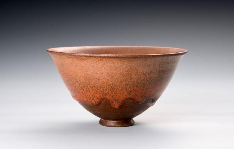 An exceptional Tenmoku tea bowl with Yohen glazing