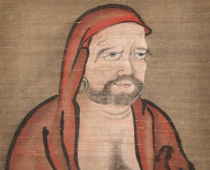 A Muromachi Period Scroll with Depiction of the Daruma