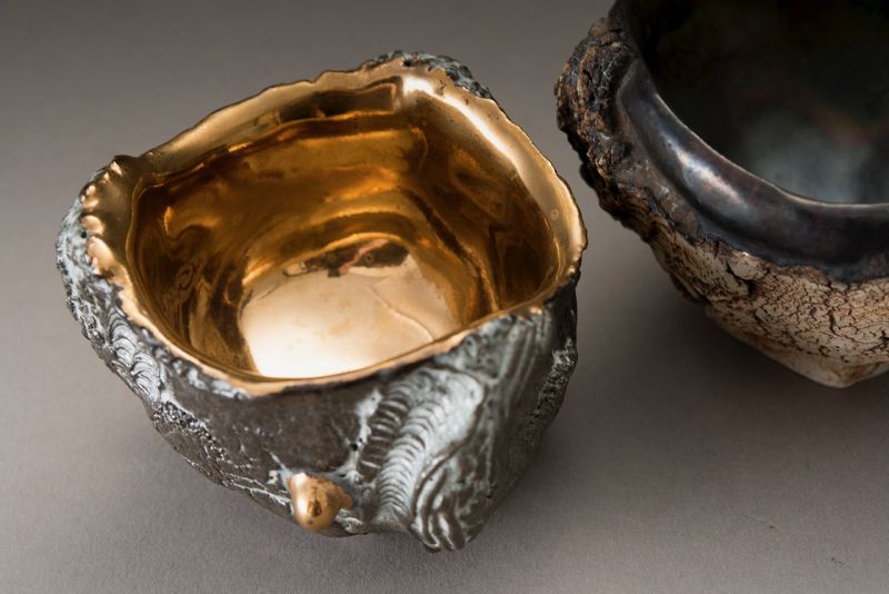 A Set of Modern Sake Cups by Hiramatsu Ryoma