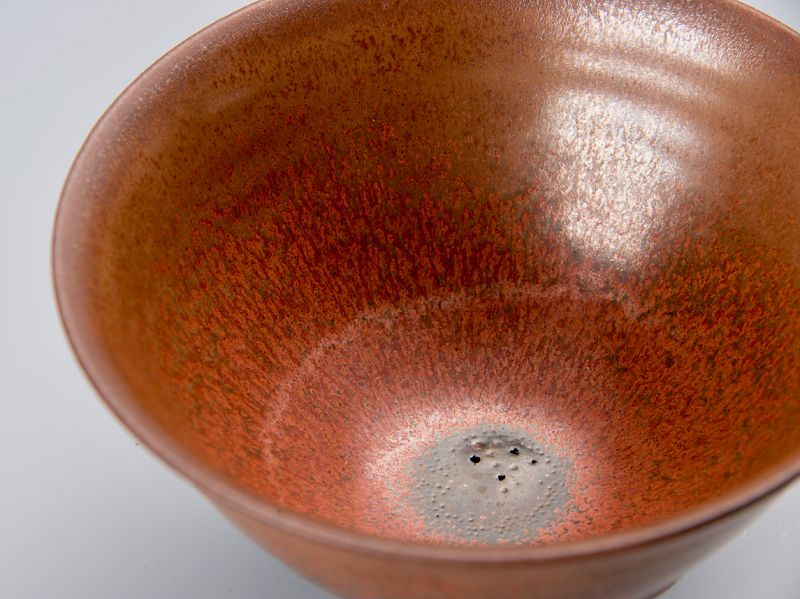 An exceptional Tenmoku tea bowl with Yohen glazing