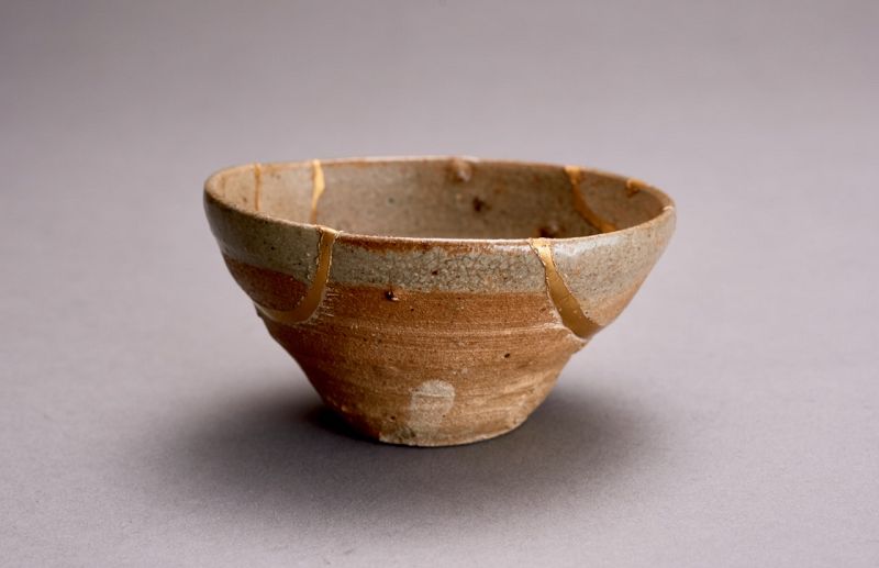 A Meticulously Repaired Momoyama Period Sake Cup