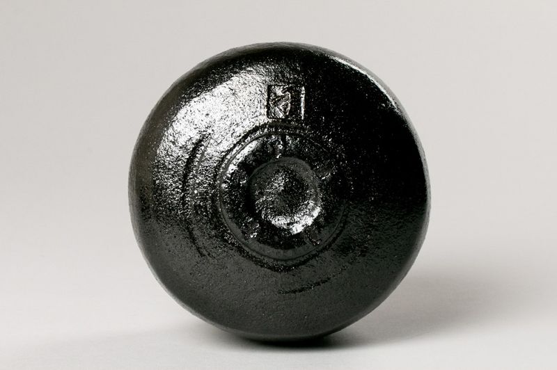 A Classic Black Raku Tea Bowl by Famed Potter Ōhi Chōzaemon X