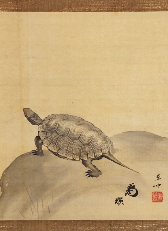 A Late Edo Collaboration Scroll by Reizei Tamenori and Hara Zaichū