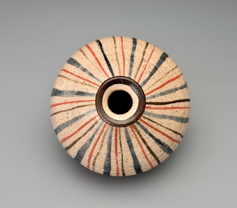 An Antique Mugiwara Decorative Flower Vase