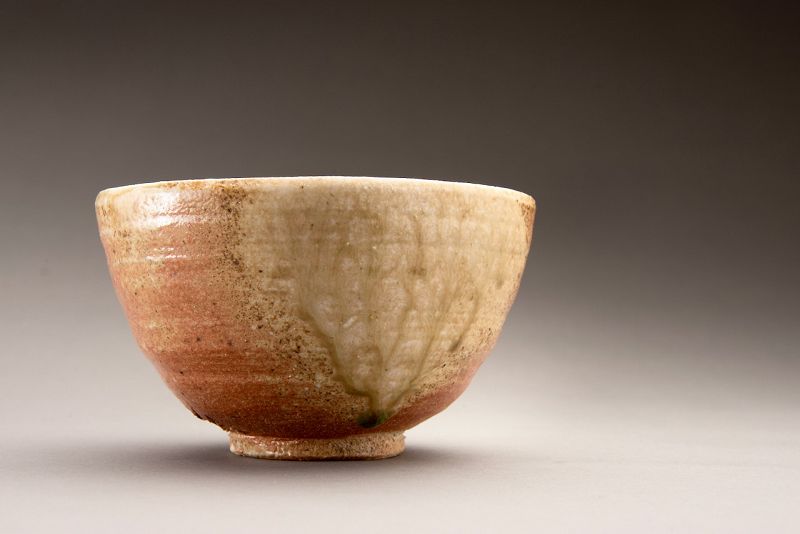 A Shigaraki Tea Bowl by Sugimoto Sadamitsu